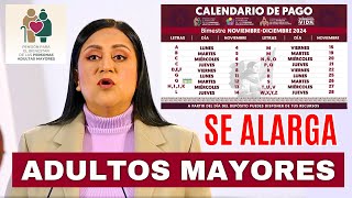 📢PAGO A RECIBIR AVISO PARA ADULTOS MAYORES 65 Y MAS🔔SE ALARGA EL CALENDARIO💥 [upl. by Jasmina]