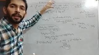 Calculate molarity in solution of glauber salt class 12 chapter 2 S30 [upl. by Andrei991]