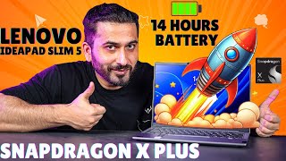 Lenovo IdeaPad Slim 5 Qualcomm Snapdragon X Plus Review  Born Creator [upl. by Pavlish]