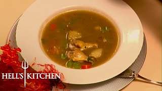 Chicken Soup Impresses Gordon  Hells Kitchen [upl. by Riehl988]