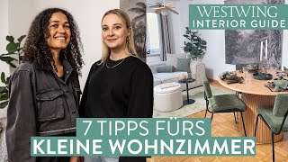 Kleines Wohnzimmer einrichten  Tipps für ein schöneres Zuhause  Makeover [upl. by Lenora46]