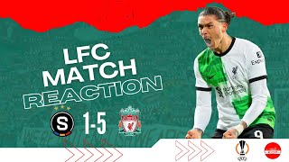 Sparta Prague 1 Liverpool 5  Europa League Reaction [upl. by Daugherty]