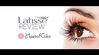 My Secret to Long Eyelashes Latisse Review  HAUSOFCOLOR [upl. by Velasco]