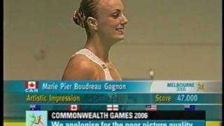 Synchronized Swimming Commonwealth Games 2006 Solo Canada [upl. by Rusty]