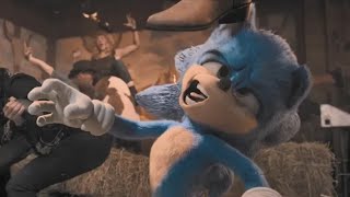 Sonic The Hedgehog  Slow Motion Bar Fight Scene X Ambassadors — BOOM [upl. by Ahseekal]