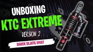 Unboxing Review Shock KTC Racing Terbaru  Extreme V2  Vario 125150 Led New ktcracing ktcextreme [upl. by Mima]