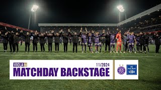 Matchday Backstage Austria Wien  Blau Weiss Linz 21 112024 ViolaTV faklive [upl. by Harley]