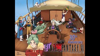 Final Fantasy VI 30th Anniversary Run Part 7 disappointing veldt run and getting a thief knife [upl. by Ennairej]