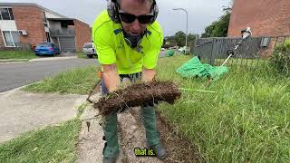 Extreme Lawn Edge Restoration  ASMR Cleanup on Huge Corner Lot [upl. by Sevy238]