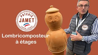 Lombricomposteur à étage en céramique Poterie Jamet [upl. by Clementina]