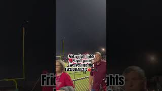 Friday night lights in Alabama ❤️🖤🐾 football alabama sports bearcats highschoolfootball [upl. by Oilasor]