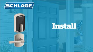 How to Install Schlage Control Smart Interconnect Lock [upl. by Monahan]