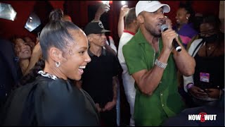 Alicia Keys  Cham at Swizz Beatz birthday Extravaganza  Ghetto Story [upl. by Edwards]