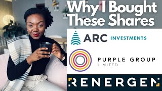 Cheap shares to buy now that have great potential  Purple Group Renergen African Rainbow Capital [upl. by Yroj155]