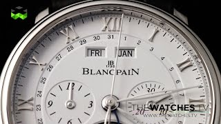 Blancpain Villeret Monopusher Chronograph With Complete Calendar [upl. by Assirk]