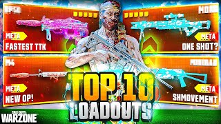 TOP 10 BROKEN META Loadouts in Warzone [upl. by Elleneg]