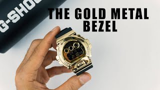 THE GOLD METAL BEZEL CASIO GSHOCK GM6900G9 UNBOXING amp HIGHLIGHT [upl. by Kelley]