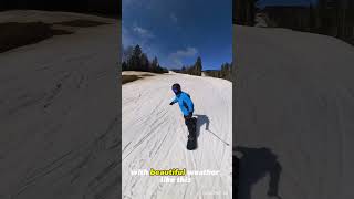 quotWait Snowboarding in April See What Happened at Snowshoe Mountainquot [upl. by Annahpos787]