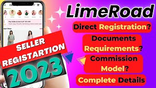 Limeroad Seller Account registration 2023  Limeroad seller account  Limeroad account kaise banaye [upl. by Braunstein906]