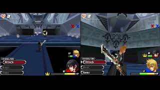 Kingdom Hearts 3582 Days Multiplayer PvP 84 Xion lv1 vs Roxas lv1 [upl. by Lennox]