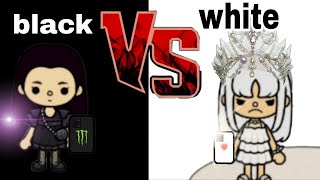 BLACK VS WHITE  IN TOCA BOCA [upl. by Dukie]