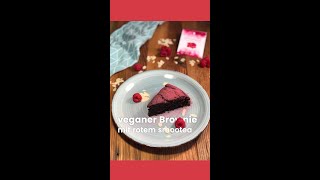 🤤 Vegan und lecker der weihnachtliche Brownie mit unserem roten smooteas®️ Pulver shorts [upl. by Charpentier]