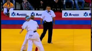 The 1st KWUCHAMP 2013 Final Women 60kg Efremova Anna vs Markwell Emma [upl. by Nyledam]