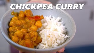 Super Simple Super Tasty Chickpea Curry Recipe [upl. by Spector337]