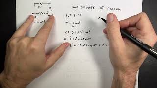 Review of Lagrangian Mechanics  with 2 Examples [upl. by Azeret]