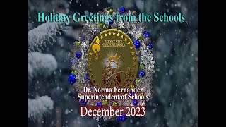 2023 Holiday Spirit Greetings Jersey City Public Schools V2 [upl. by Fulbright876]