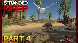 Stranded Deep Walkthrough  We Started Our Base [upl. by Tawney]