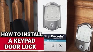 How To Install A Keypad Door Lock  Ace Hardware [upl. by Philps156]