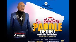 La Parole nous sanctifie PastSimao Nzinga [upl. by Ddat]