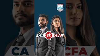 CA vs CFA  Why CFA with FPA Edutech [upl. by Birdie]