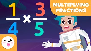 Fraction Multiplication  Space Math for Kids [upl. by Eloci620]