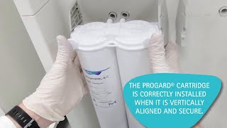 How to change the Progard® cartridge  MilliQ® highflow lab water system [upl. by Arhoz]