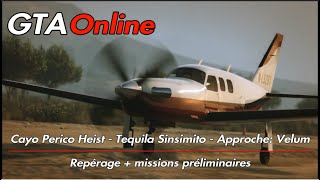 GTA Online  Cayo Perico Heist  Approche Velum  Repérage  mission préliminaire PS4 [upl. by Eisned]