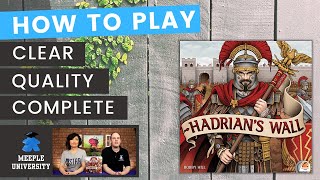 Hadrians Wall Board Game  How to Play [upl. by Eimirej934]