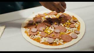 How to make pizza at home pizza pizzarecipe pizalover [upl. by Montana]