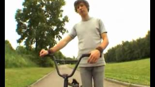 Обучение трюкам на Bmx How to Bunny hop tail whipflv [upl. by Obelia]