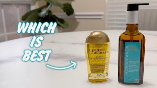 OGX Argan Oil of Morocco vs Moroccanoil Treatment The Ultimate Hair Care Showdown Revealed [upl. by Bickart705]