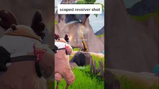 scoped revolver shot gamingshorts shortsgaming fortnite fortniteshorts shortsfortnite [upl. by Swope]