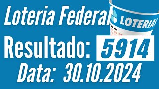 ⚡ Resultado da Federal de hoje RESULTADO DA FEDERAL 5914 DE HOJE LOTERIA FEDERAL DE HOJE [upl. by Ireland257]