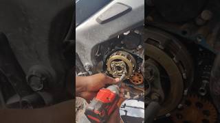 How to fitting NS bike clutch plate assembly bikemechanic automobile shortvideo ns200 bajaj [upl. by Ettelliw]