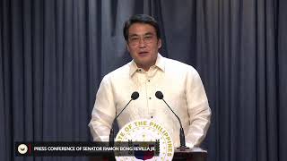 Press Conference of Senator Ramon Bong Revilla Jr February 26 2024 [upl. by Neidhardt]