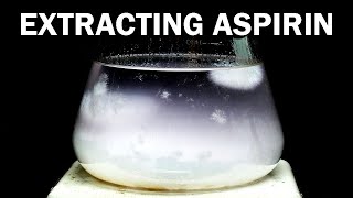 Aspirin to Acetaminophen  Part 1 of 6 Extracting Aspirin from Pills [upl. by Anaidni]