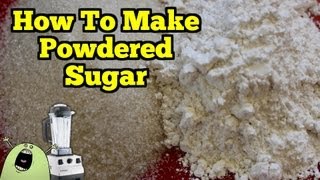 Make POWDERED SUGAR in the VitaMix [upl. by Ennasus]