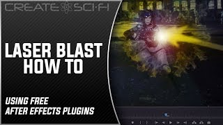 FREE AFTER EFFECTS PLUGINS EASY LASER BLAST HOW TO [upl. by Eizzo]