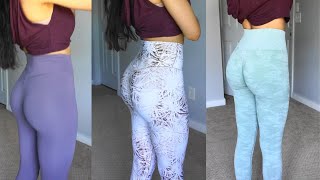 TOP 5 MOST FLATTERING WORKOUT LEGGINGS EVER [upl. by Naenaj]