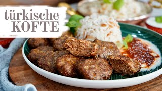 Die besten Köfte der Welt  für Backofen Pfanne und Grill  türkische Frikadellen [upl. by Lauren]